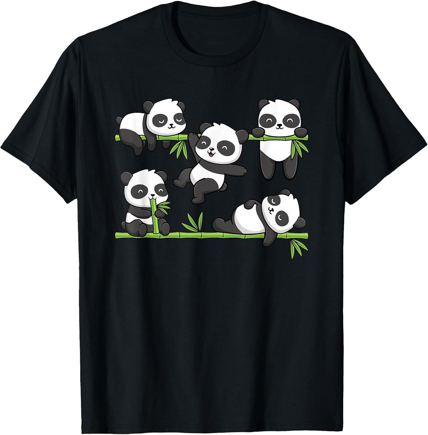 Kawaii Panda Bear Panda Lover Men Women Kids T-Shirt