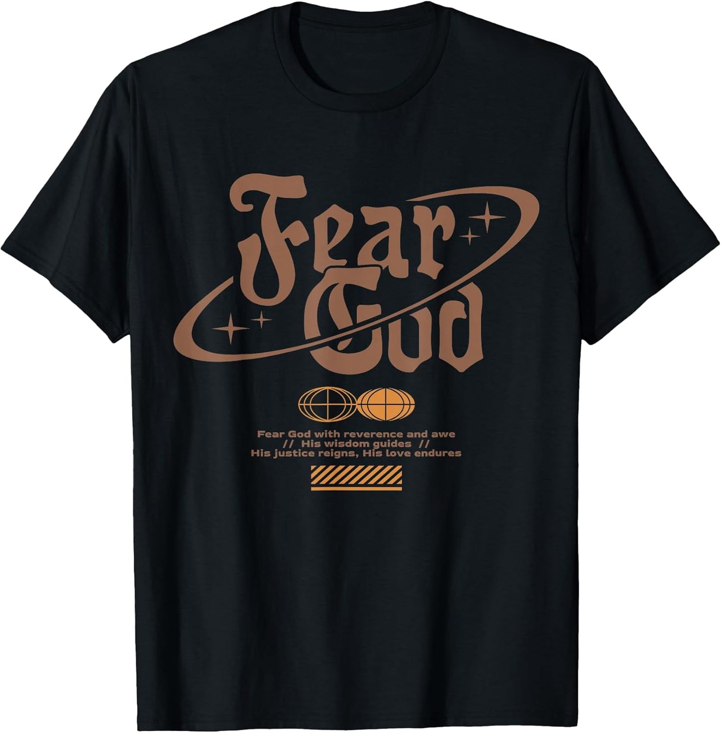 Fear God - Urban Typography Streetwear T-Shirt