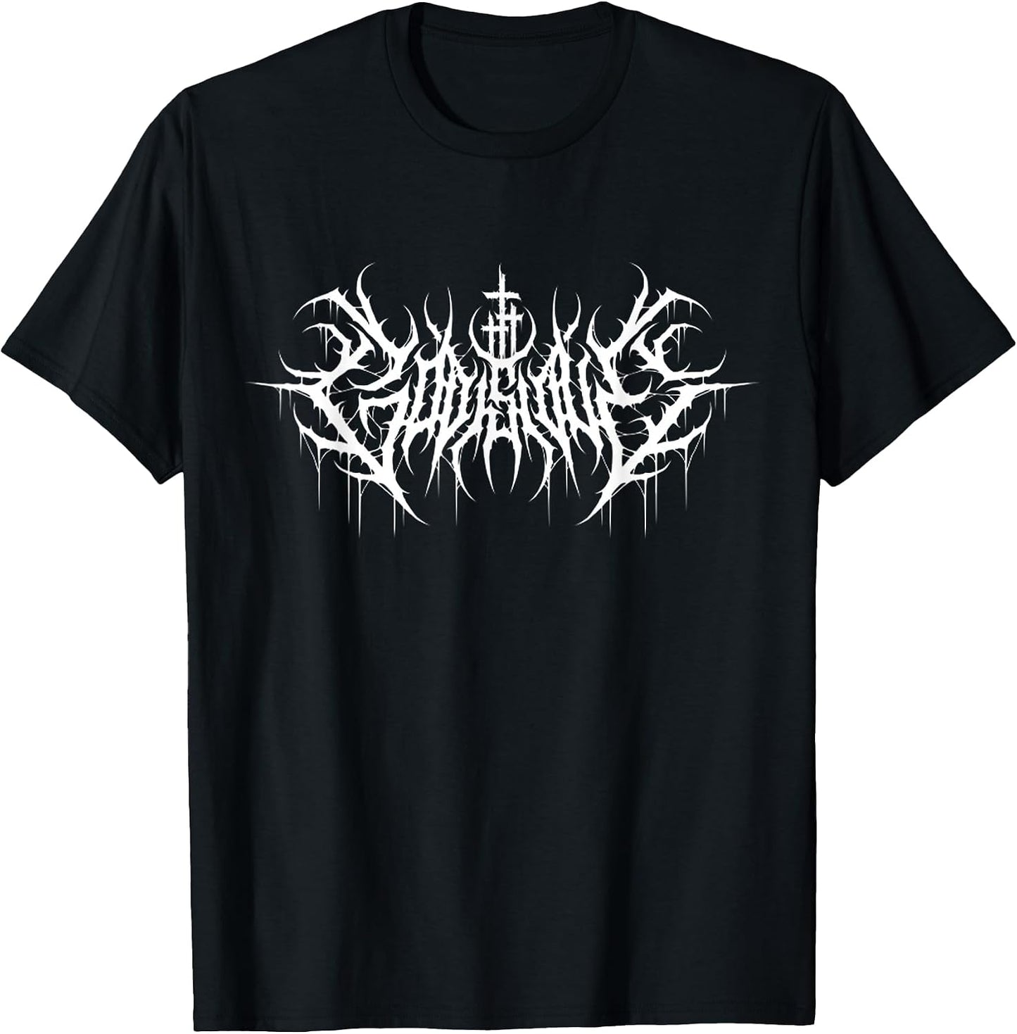 Cross Jesus God Is Love Death Metal Design