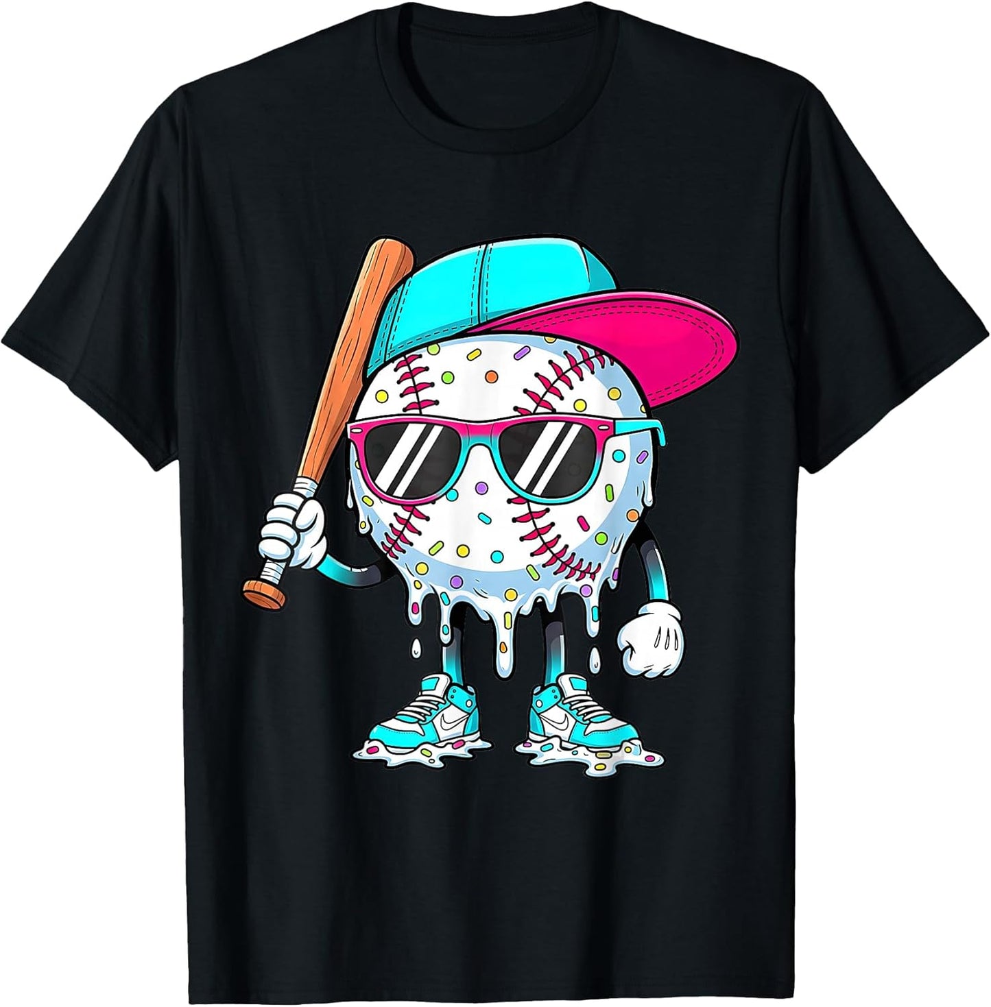 Baseball Drip Ice Cream Apparel Youth Drip Baseball Boys Kid T-Shirt