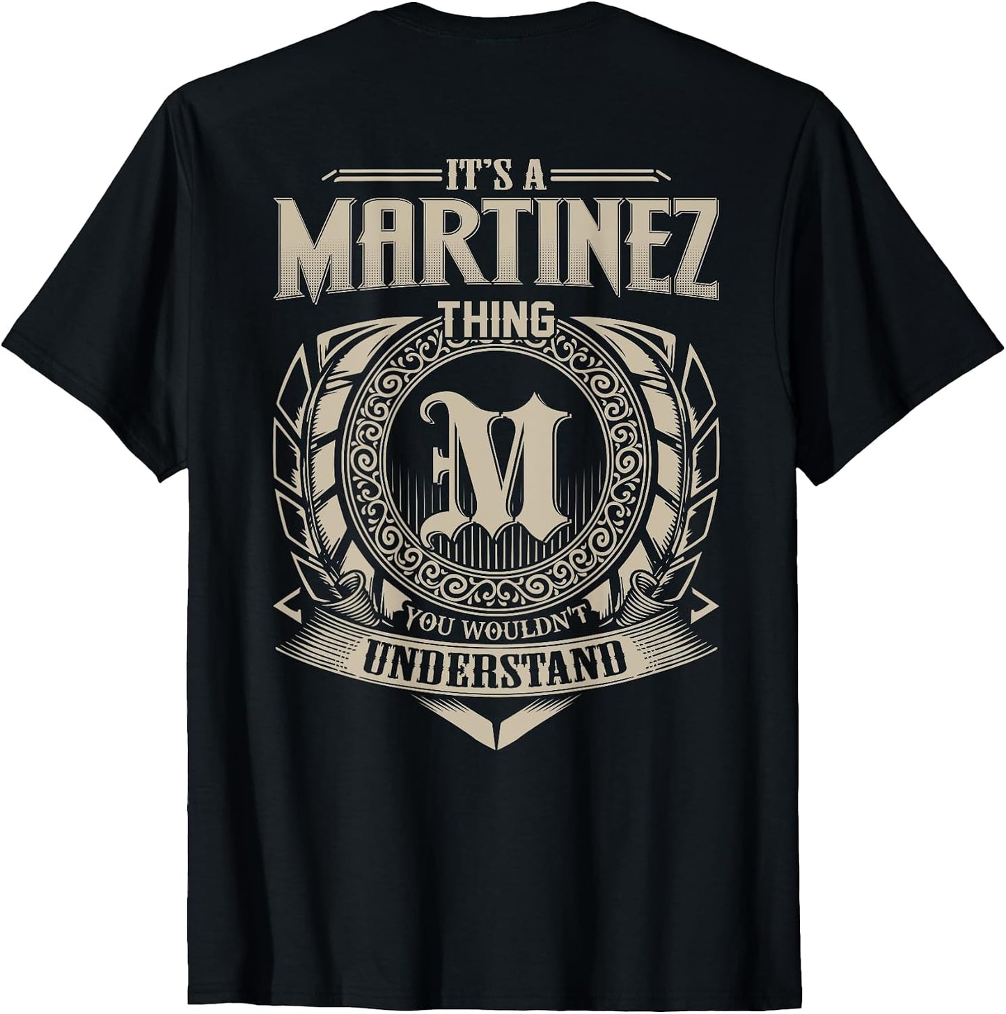 Proud MARTINEZ Name Family Vintage Tee