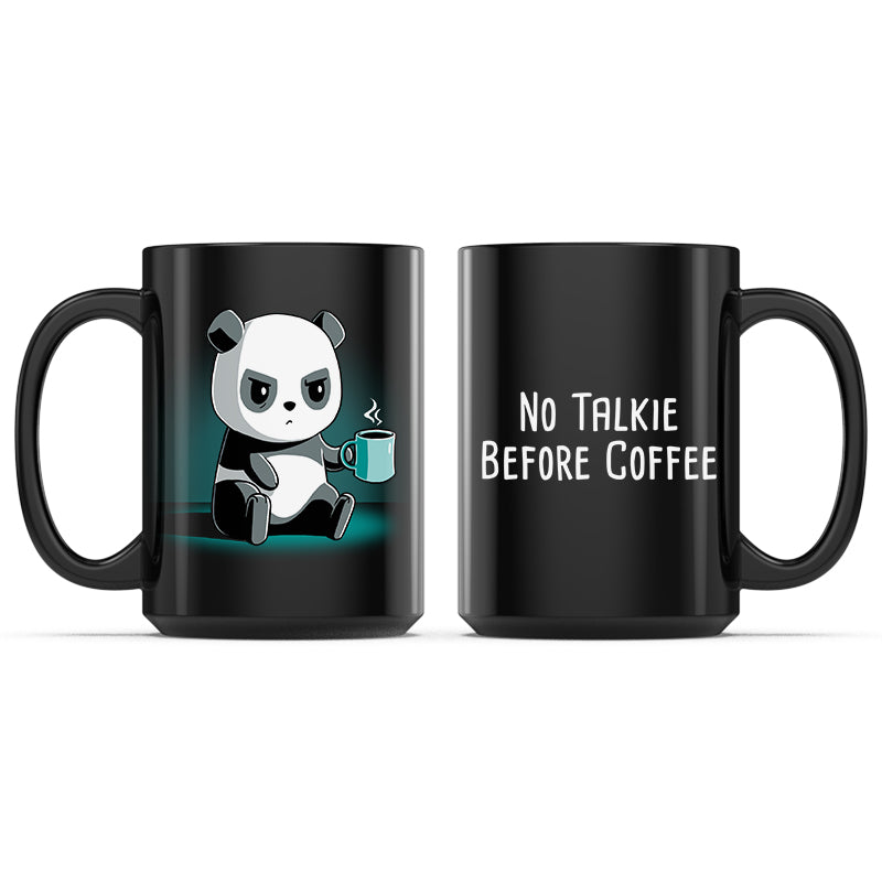 No Talkie Before Coffee Mug