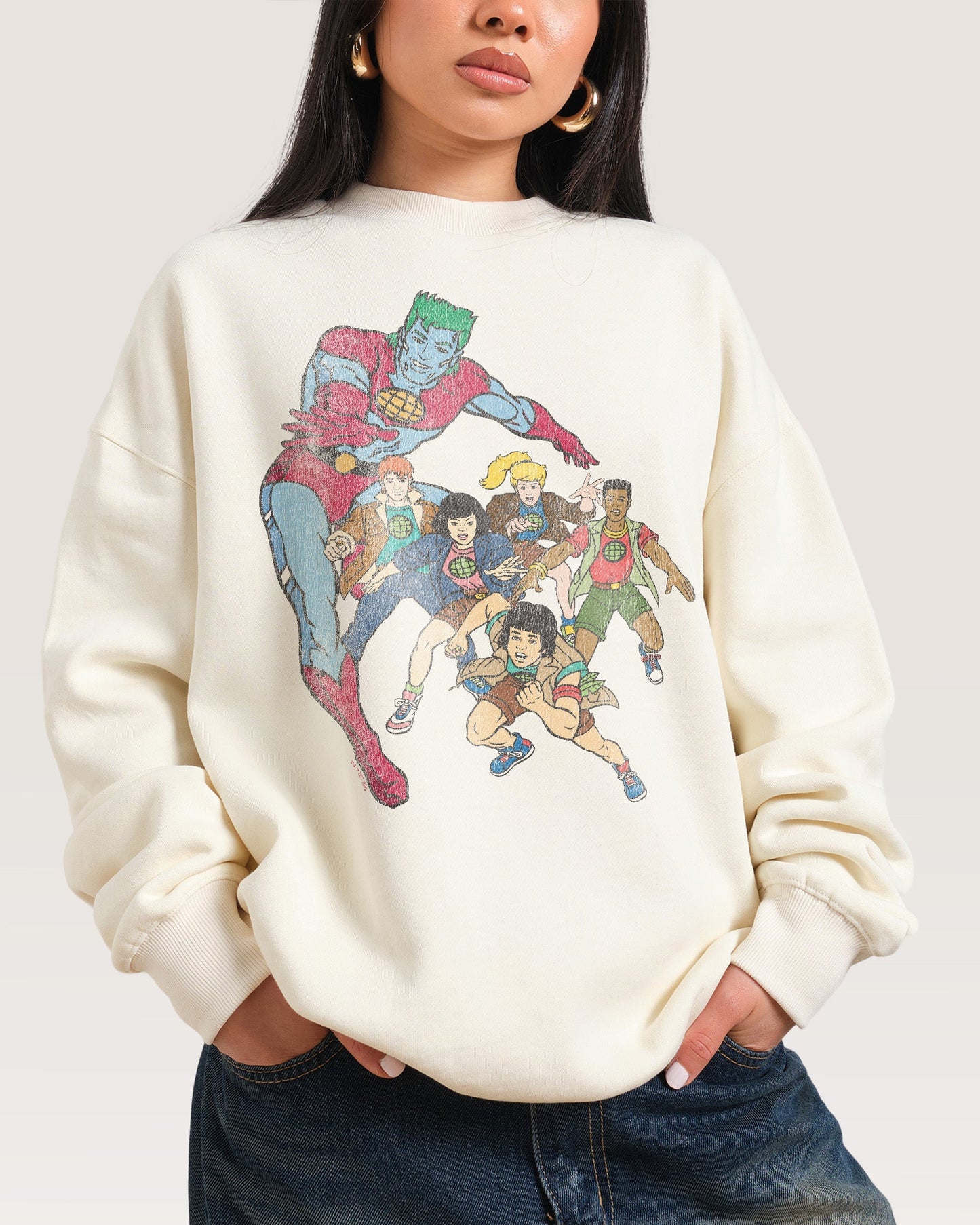 Vintage Captain Planet Sweatshirt