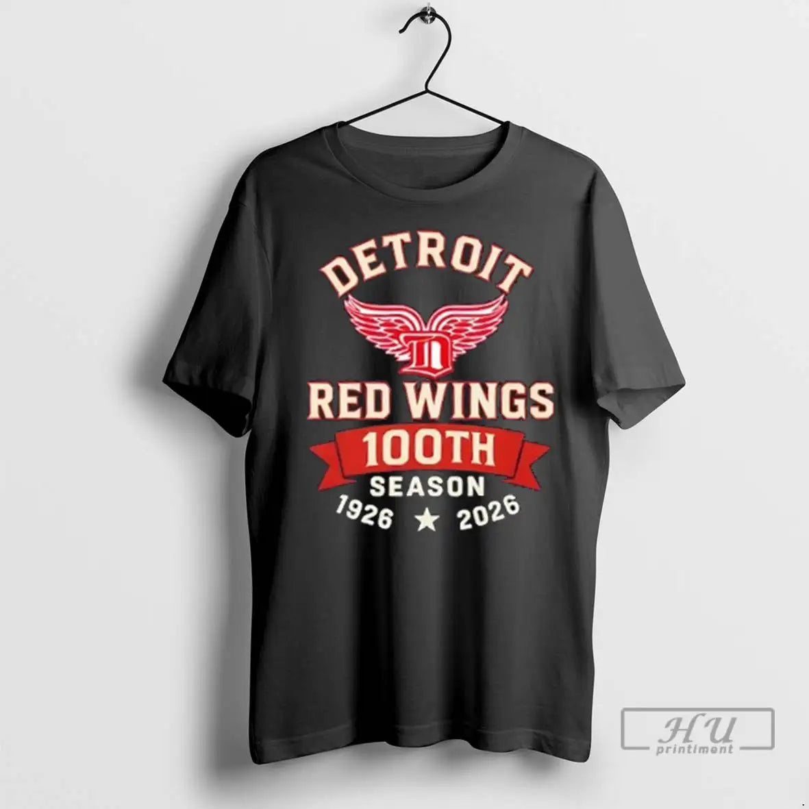 Trending Detroit Red Wings 100th Season 1926 2026 T Shirts