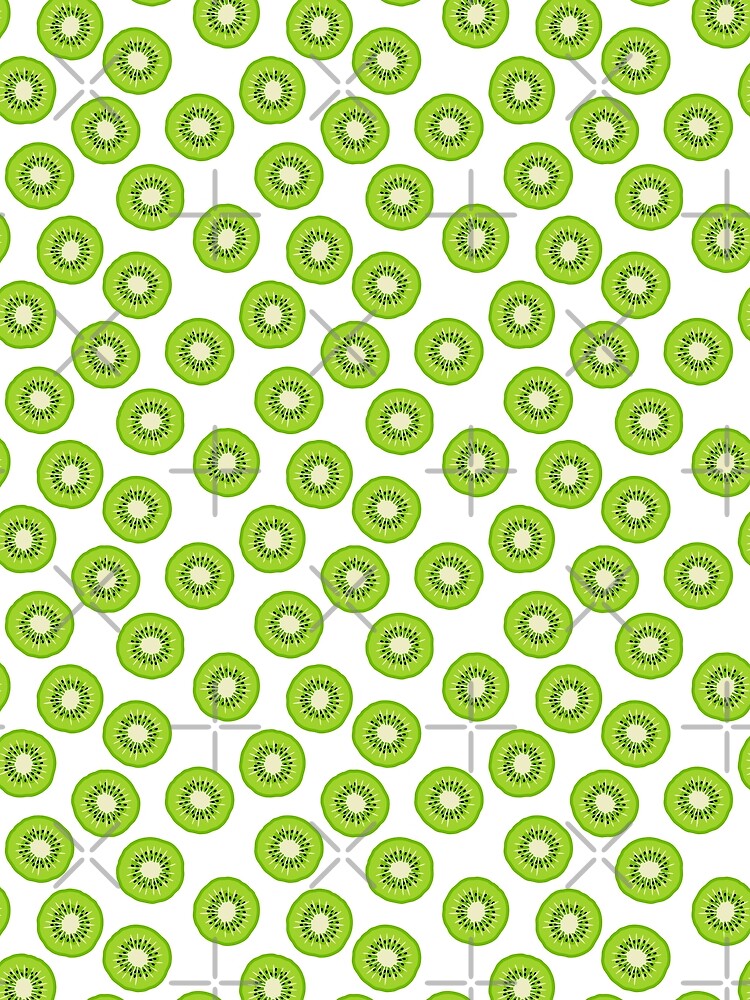 kiwi fruit - white by littlearrow