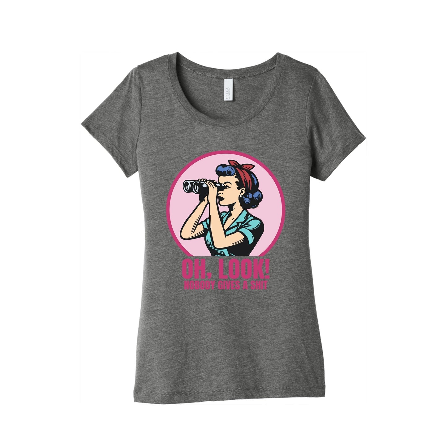 Nobody Gives A Shit Womens Triblend Tee