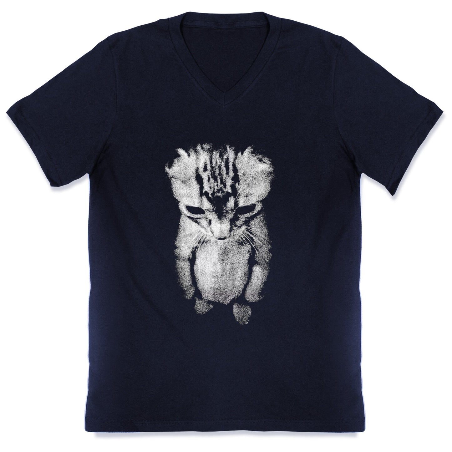 Sad Little Cat V-Neck