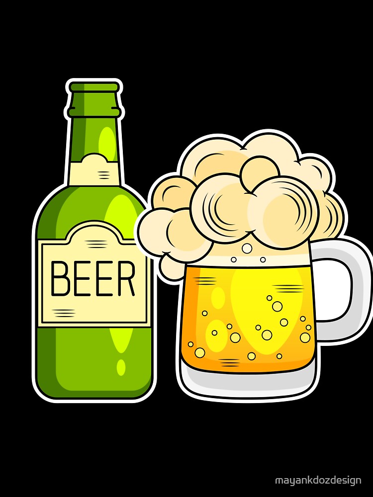 Beer Lover Retro Design by mayankdozdesign
