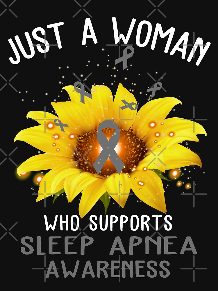 Just A Woman Who Supports Sleep Apnea Awareness by KirstybShop