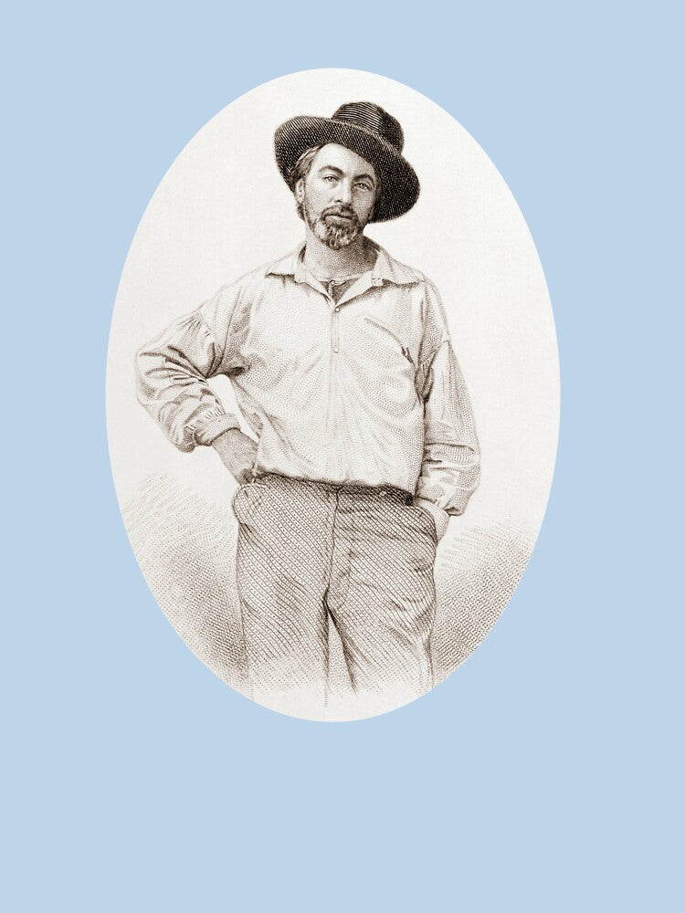 Walt Whitman Fan Poetry Reader Gift Poem Writer by Creekman Designs