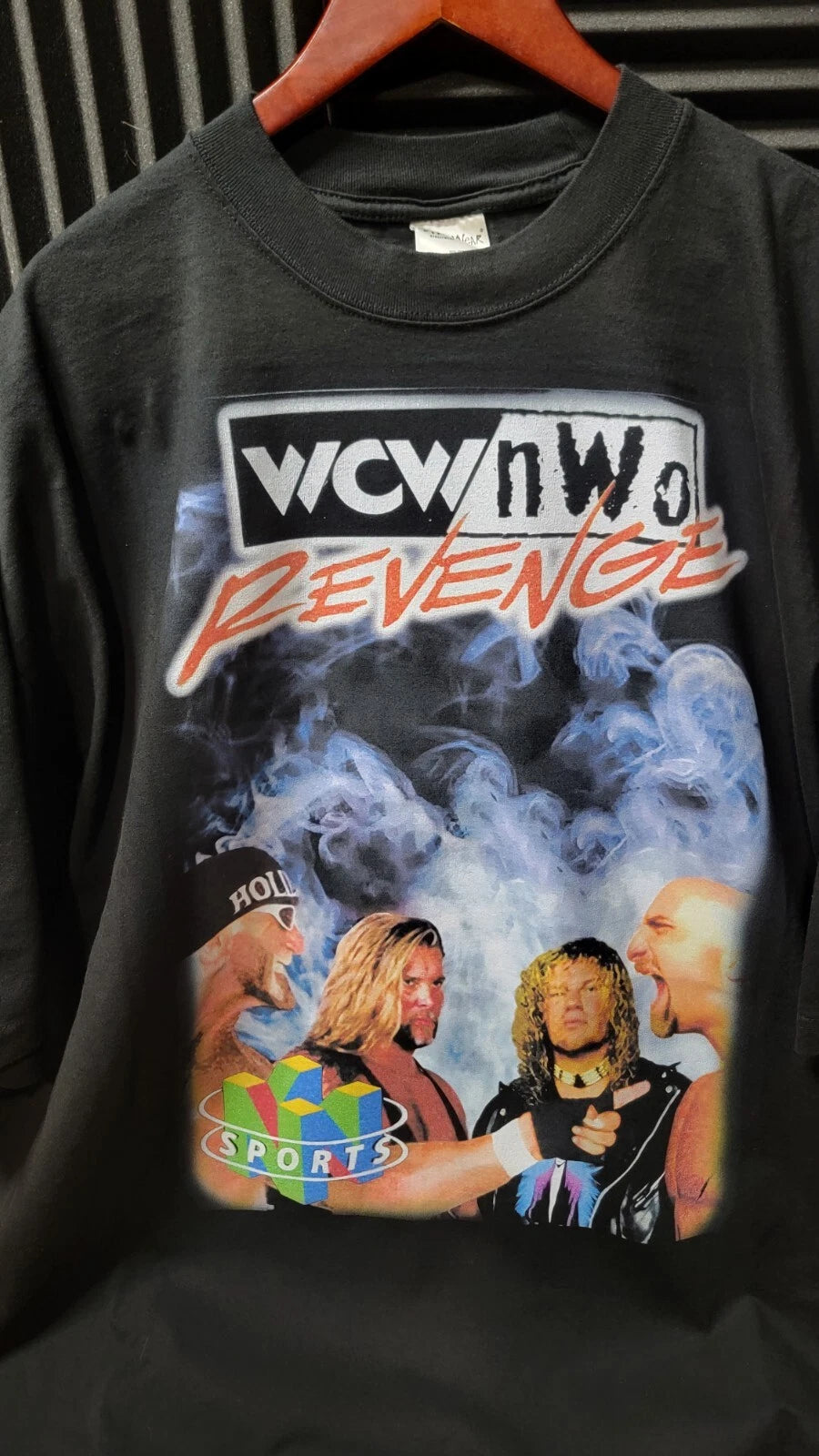 WCW REVENGE ON A SHAKA HEAVYWEIGHT GARMET DYED T SHIRT "MODERN"