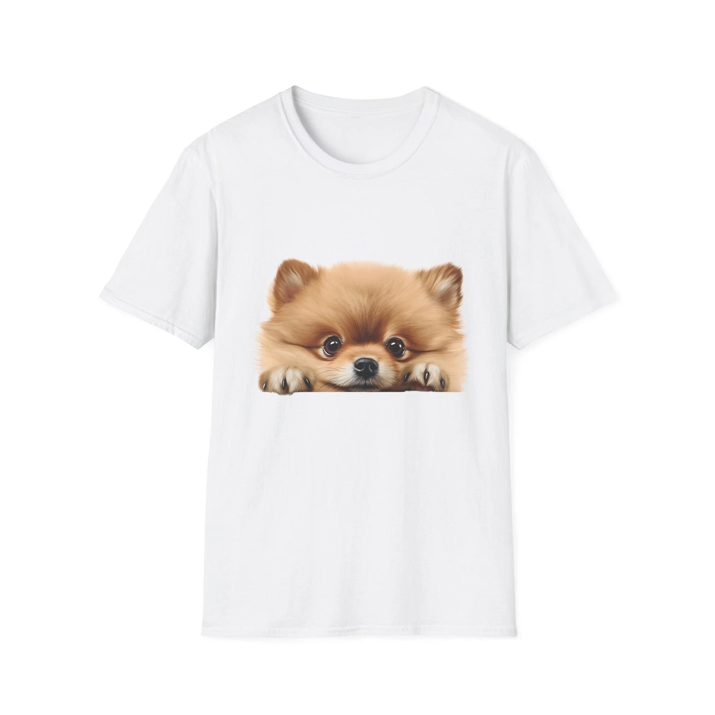Cute Pomeranian Dog T-Shirt, Pet Lover Gift, Dog Mom Apparel, Animal Tee,