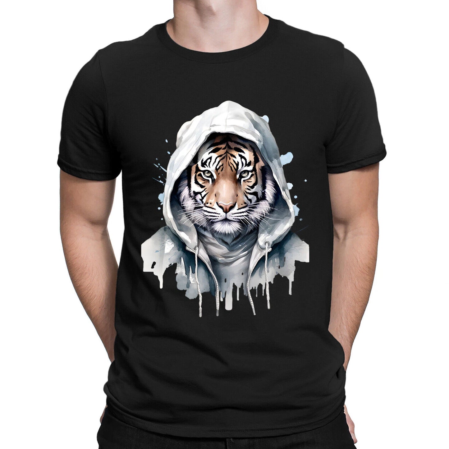 Tiger Wild Cat Wildlife Lion Animals Lovers Gift Mens Womens T-Shirts Top #DNE
