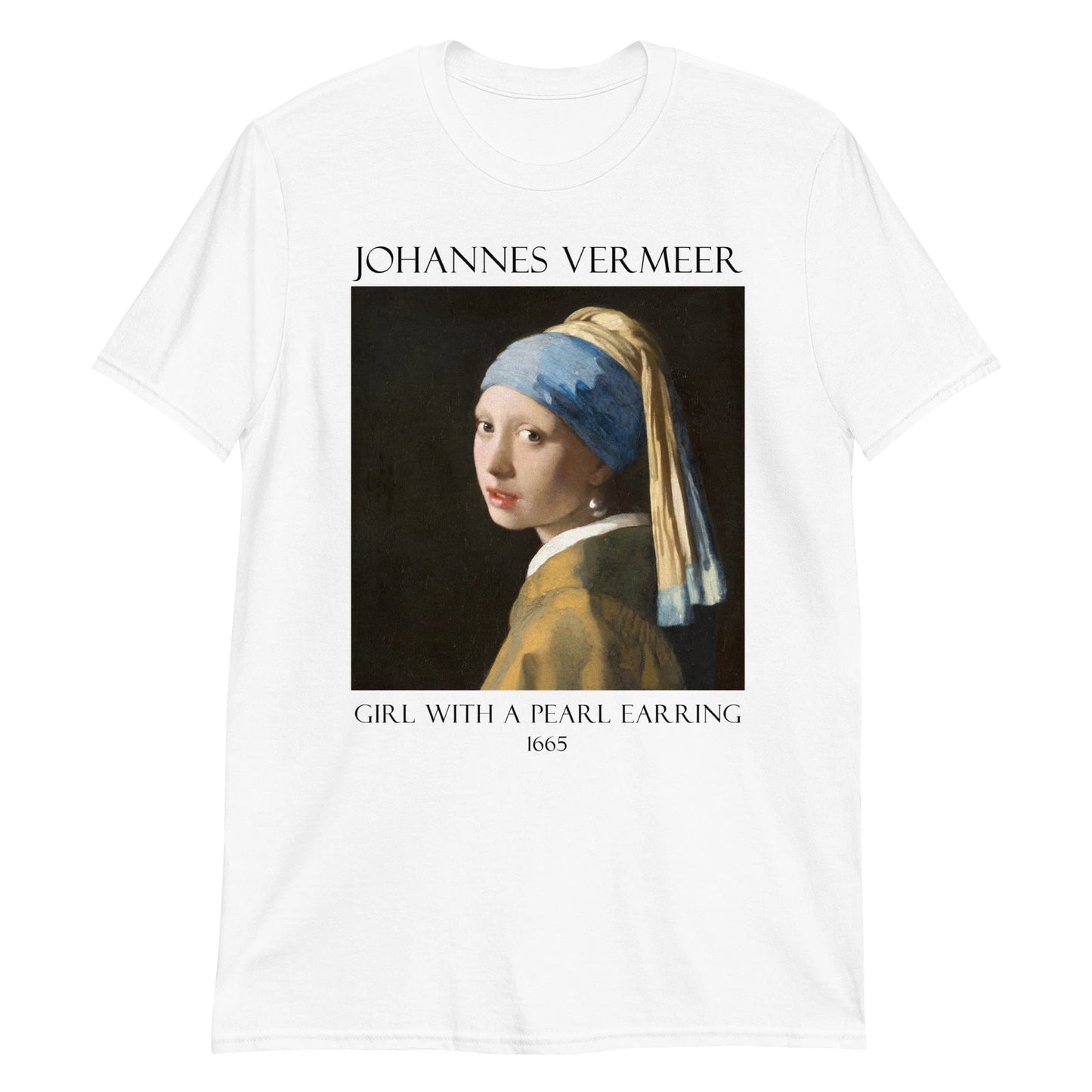 Johannes Vermeer Girl With A Pearl Earring Shirt, Dutch Baroque Period Art
