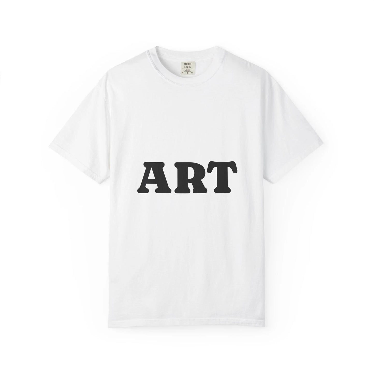 Minimalist AR Unisex Garment-Dyed T-shirt, Casual Wear, Streetwear, Gift for