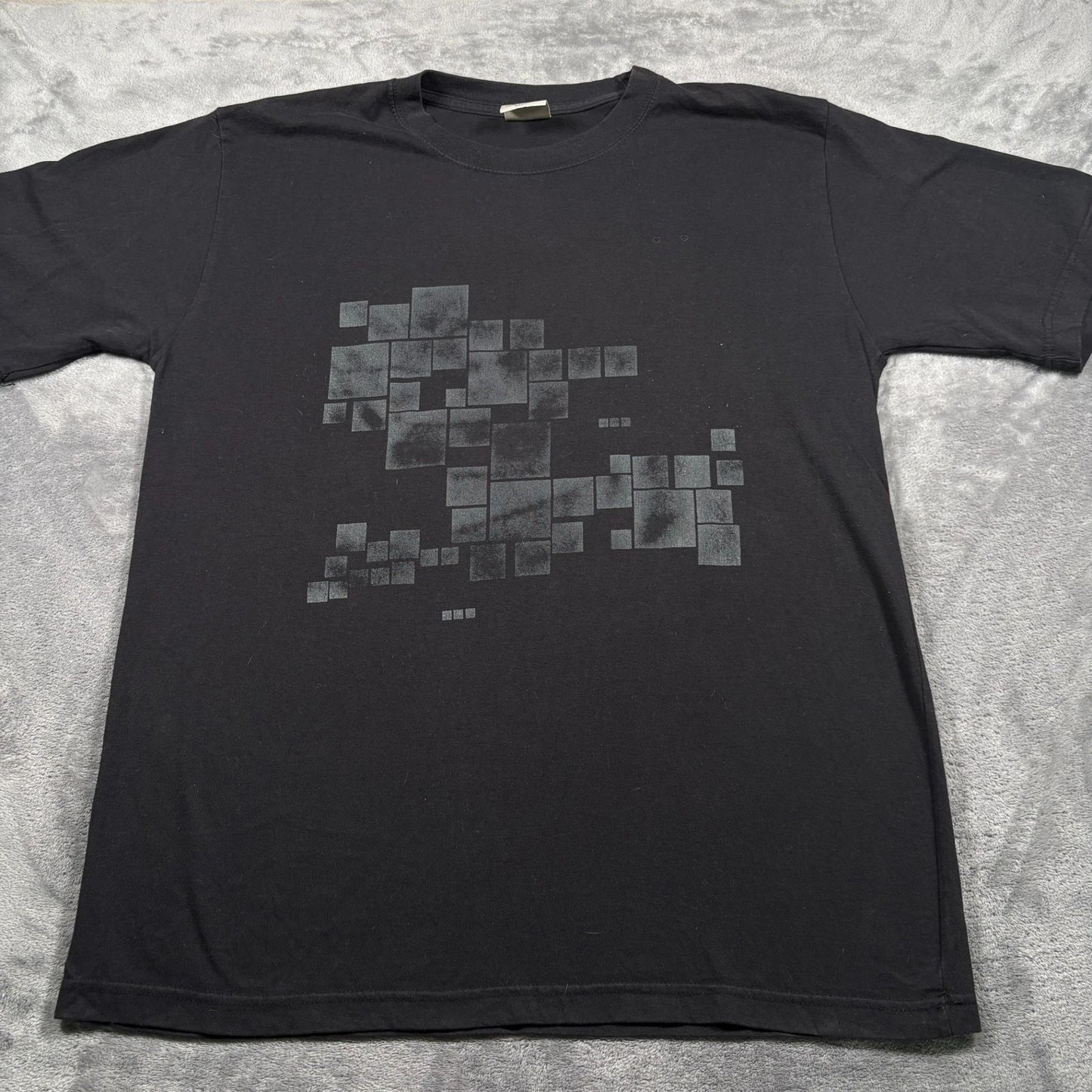 Vintage Jack In The Box T-Shirt Mens Large Black Cintas Cotton Everyday Wear