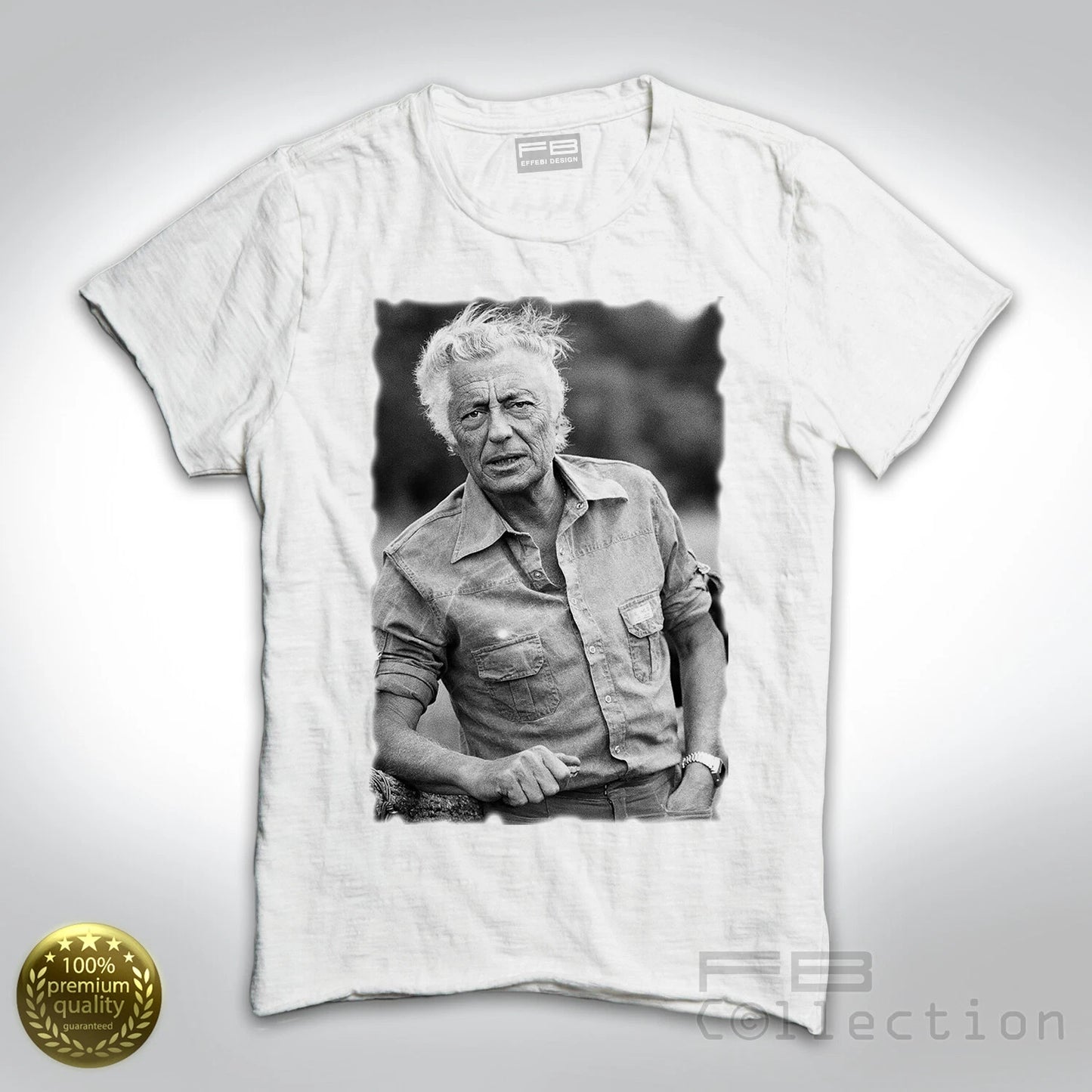 Men's Gianni Agnelli L'Avvocato Fiat Torino Cool Vintage Fashion T-Shirt FB SLUB