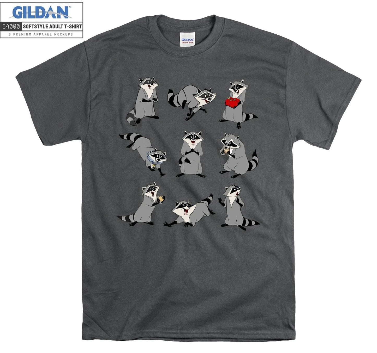 Meeko Pose Racoon Graphic Pocahontas Hoodie Tshirt Men Women Unisex AB358