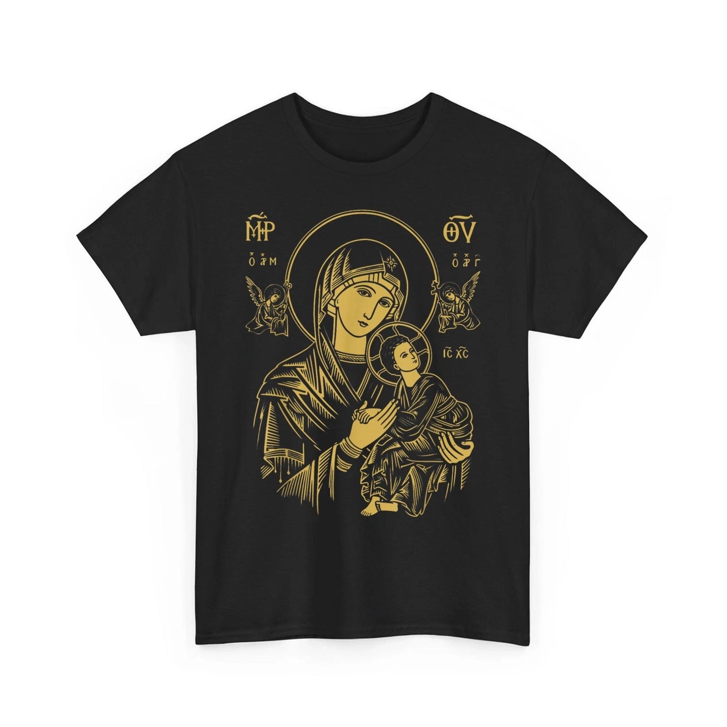 Our Lady of Perpetual Help Virgin Mary & Child Christian Faith Religious T-Shirt