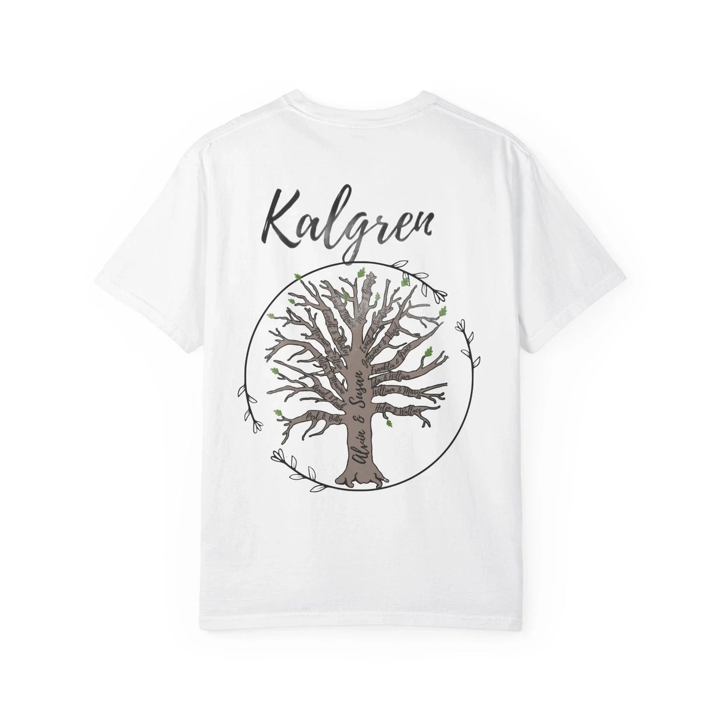 Family Name Tree T-shirt | Custom Surname Tree Tee