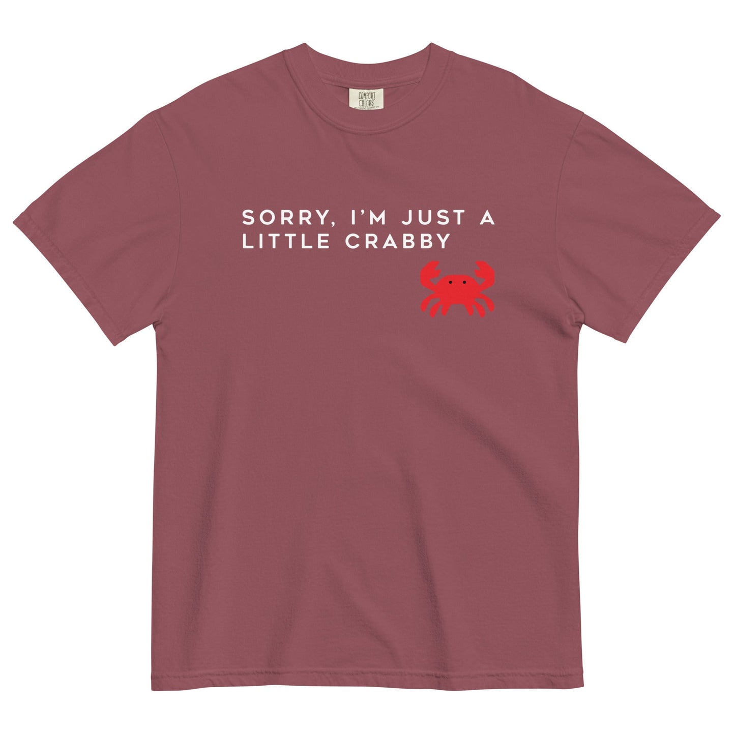 Sorry, I'm Just A Little Crabby Men's Relaxed Fit Tee