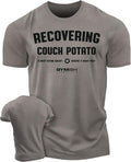 030. Recovering Couch Potato Funny Motivational Workout Gym T-Shirts