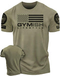 074. Gymish Flag Funny Workout Gym Athletic Training T-Shirts