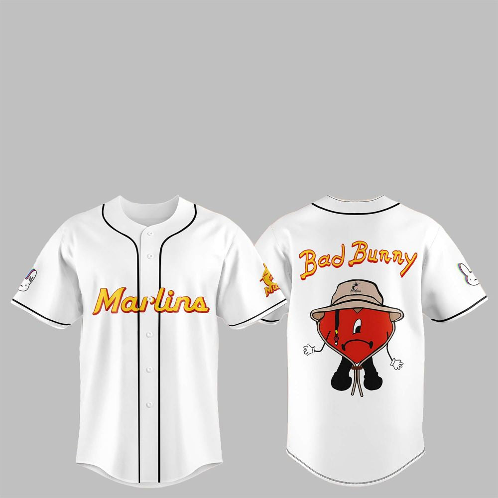2025 Marlins Bad Bunny Jersey - Grishko.com