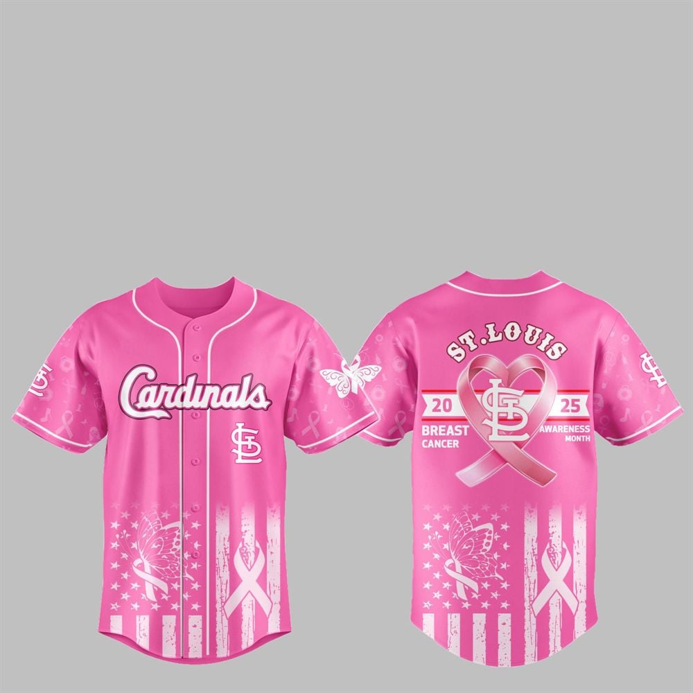 Cardinals 2025 Breast Cancer Awareness Month Jersey - Grishko.com