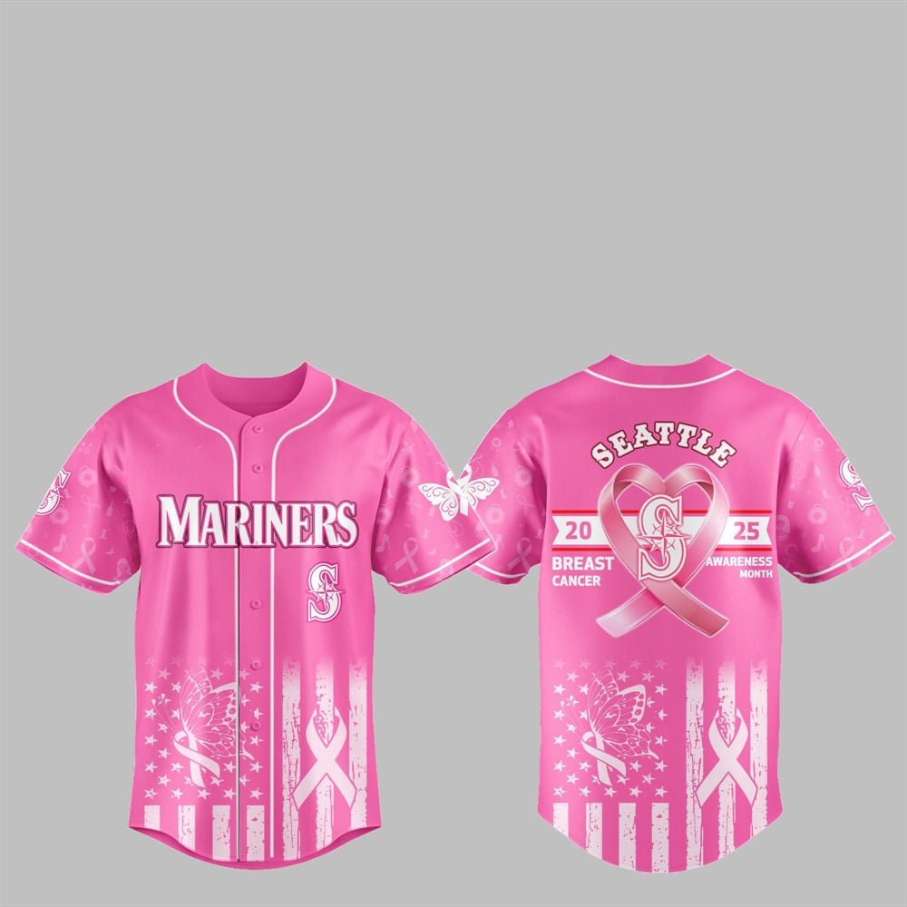 Mariners 2025 Breast Cancer Awareness Month Jersey - Grishko.com