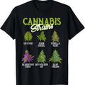 100 Cannabis Strain Weed Cannabis Marijuana Unisex T-shirt, Sweatshirt, Hoodie (1)