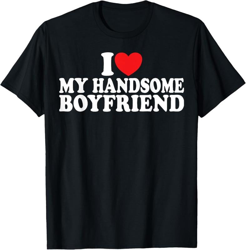 100 Love Handsome Boyfriend Heart Handsome Boyfriend Unisex T-shirt, Sweatshirt, Hoodie (1)