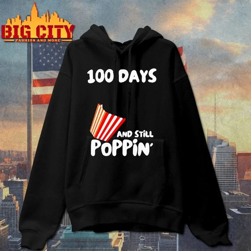 100 Days Of School And Still Poppin t-shirt