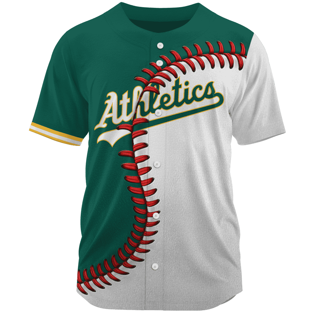 MLB Oakland Athletics Personalized Mix Baseball Jersey Gift for Men Women - Bafud