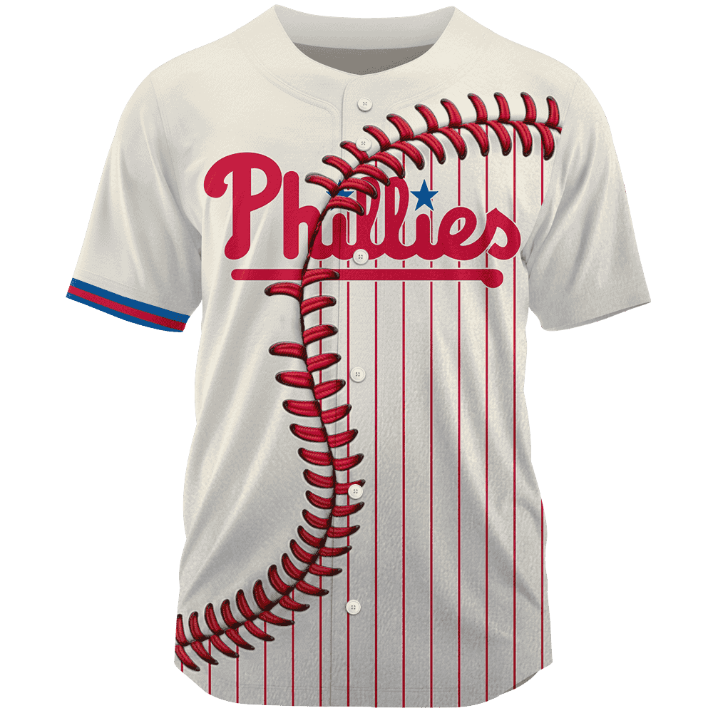 MLB Philadelphia Phillies Personalized Mix Baseball Jersey Gift for Men Women - Bafud