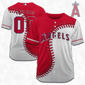 MLB Los Angeles Angels Personalized Mix Baseball Jersey Gift for Men Women - Bafud