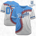 MLB Kansas City Royals Personalized Mix Baseball Jersey Gift for Men Women - Bafud