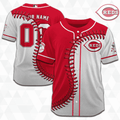 MLB Cincinnati Reds Personalized Mix Baseball Jersey Gift for Men Women - Bafud