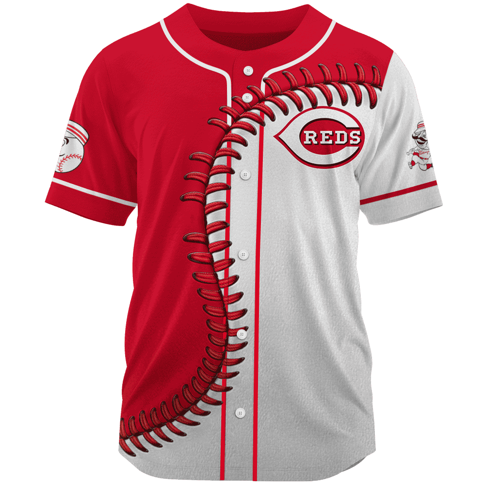 MLB Cincinnati Reds Personalized Mix Baseball Jersey Gift for Men Women - Bafud