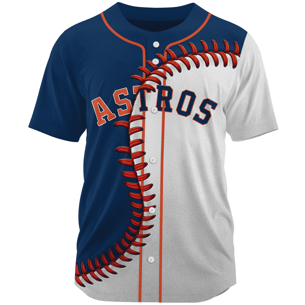 MLB Houston Astros Personalized Mix Baseball Jersey Gift for Men Women - Bafud