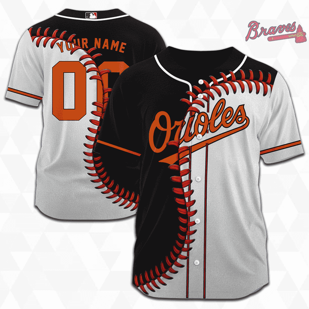 MLB Baltimore Orioles Personalized Mix Baseball Jersey Gift for Men Women - Bafud