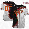 MLB Baltimore Orioles Personalized Mix Baseball Jersey Gift for Men Women - Bafud