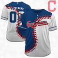 MLB Cleveland Guardians Personalized Mix Baseball Jersey Gift for Men Women - Bafud