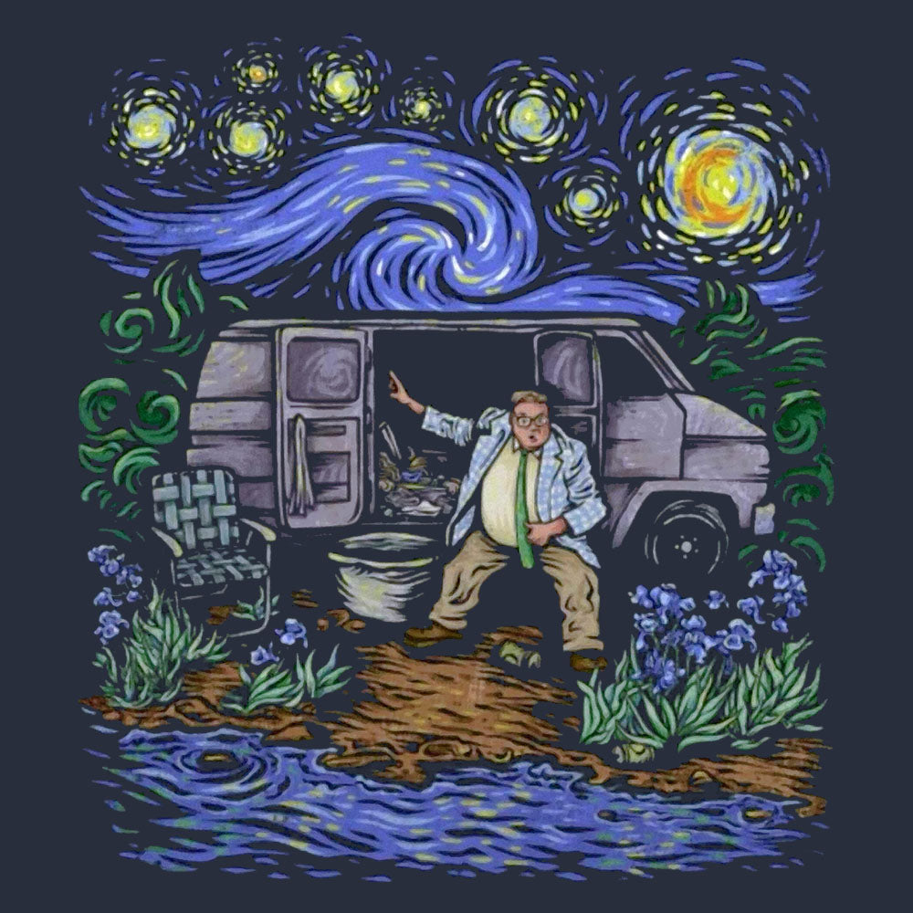 Starry Night Down By The River Hoodie
