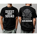 2 Sided Quest Squad Shirt Fly Die Archeron Basgiath War College Classic Never Go Out Full Color T-Shirts