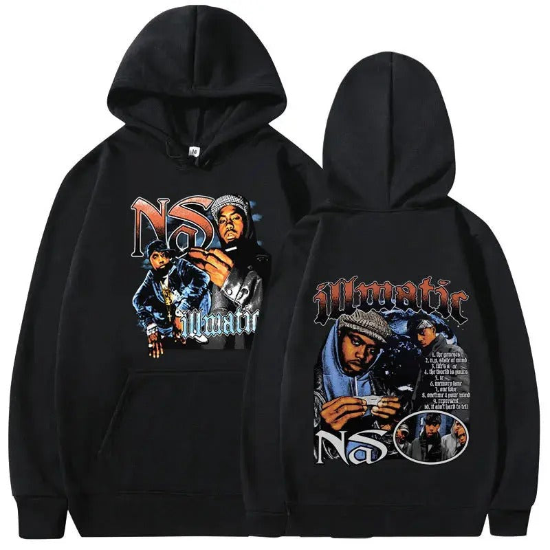 2 Sides Nas Illmatic Fan Her Him T-Shirts