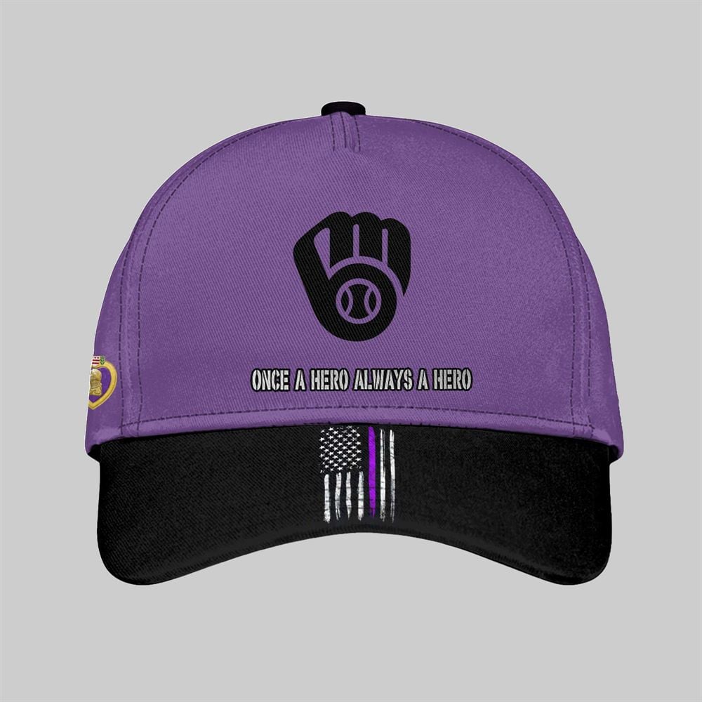 2025 Brewers National Purple Heart Day Jersey - Grishko.com