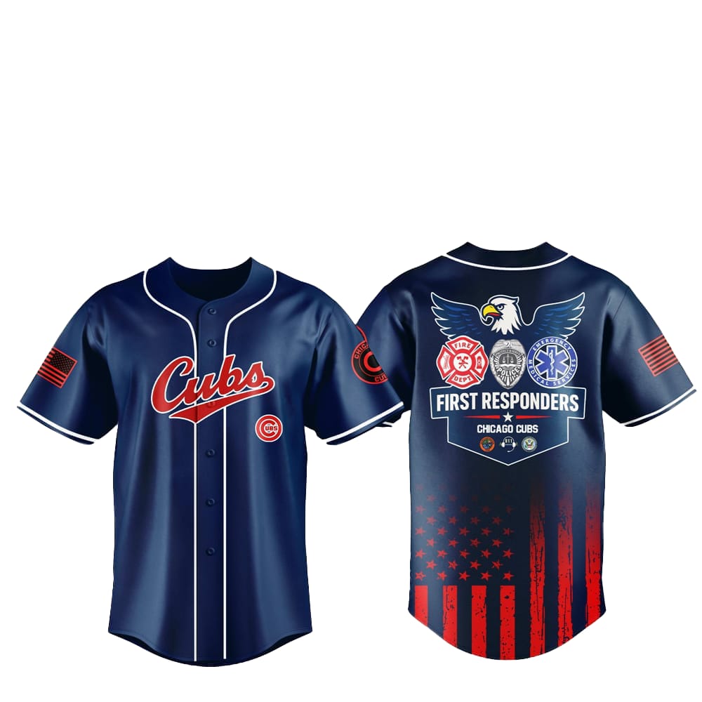 2025 Chicago Cubs First Responders Night Jersey - Grishko.com