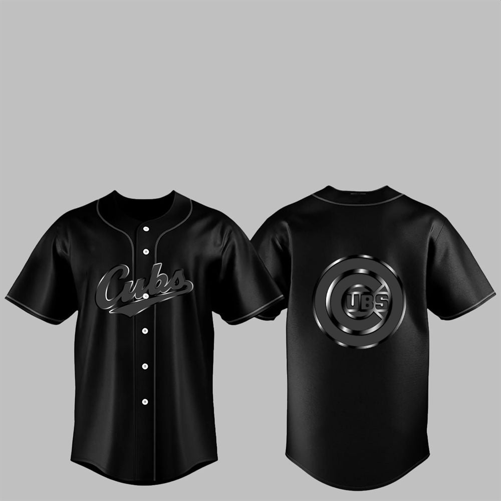 2025 Cubs Back In Black Jersey - Grishko.com