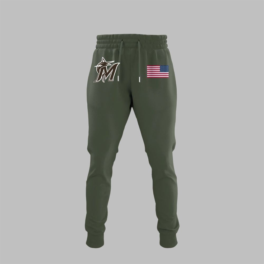 2025 Marlins Military Appreciation Baseball Jersey - Grishko.com